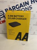 AA 12V Car Solar Battery Charger