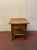 Solid Oak Side Table