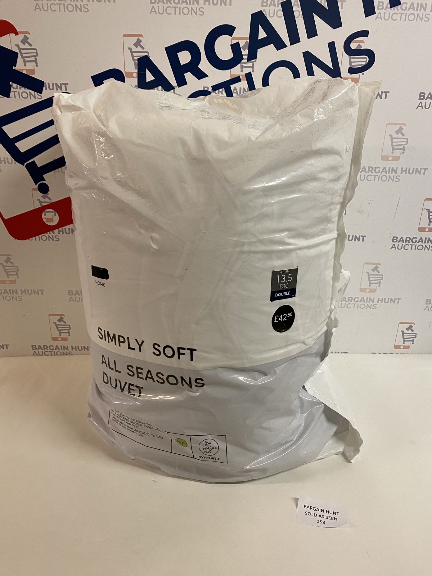 Simply Soft All Seasons 13.5 Tog Duvet, Double RRP £42.50