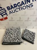 Pure Cotton Leopard Print Bath Towel and Hand Towel Set