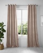 Lined Velvet Eyelet Curtains RRP £129