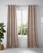 Lined Velvet Eyelet Curtains RRP £109