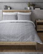 Easycare Cotton Blend Isla Geometric Bedding Set, Double