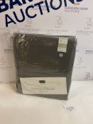 Blackout & Thermal Lined Plain Cotton Pencil Pleat Curtains RRP £69