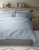 Iris Pure Cotton Spotty Dobby Bedding Set, Double RRP £69