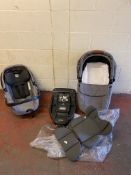 Peg Perego Baby Car Seat Set, Includes car seat, Carrycot, Isofix Base and spare cover