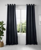 Lined Velvet Eyelet Curtains RRP £79