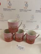 Set of 4 "Mumma Bear" Mugs, RRP £5 Each