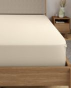 Egyptian Cotton 400 Thread Count Percale Extra Deep Fitted Sheet, Single RRP £39.50