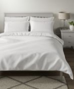 Pure Cotton Geometric Matelasse Bedding Set, King Size RRP £89