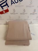 Blackout & Thermal Lined Plain Cotton Pencil Pleat Curtains RRP £99