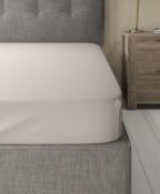 Percale Fitted Sheet, Double