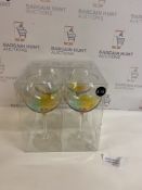 Set of 4 Rainbow Picnic Glasses