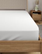 Jersey Cotton Deep Fitted Sheet, Double