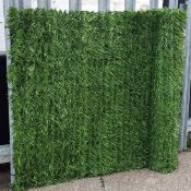 Evergreen Artificial Conifer Hedge Plastic Privacy Screening Garden Fence 1m x 3m