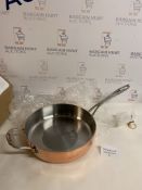 Vogue CM676 Tri Wall Copper Saute Pan (sticky patch/ needs a wash, see image) RRP £75