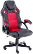 PlayHaha. Gaming Chair Racing Style Office Swivel Ergonomic Chair