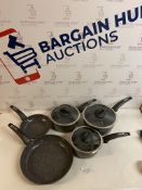 Tower Cerastone T81276 Forged 5 Piece Pan Set RRP £70