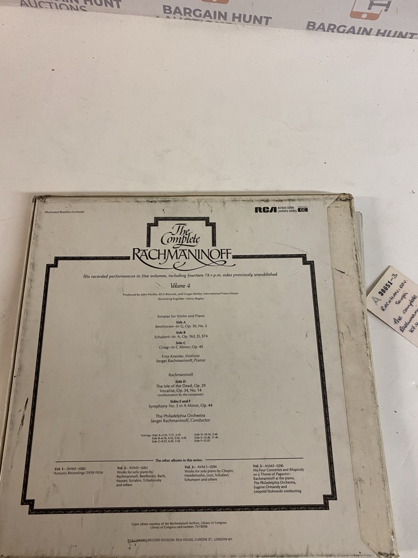 The Complete Rachmaninoff Vinyl - Image 2 of 2