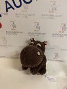 Hippo Door Stop Home Office Animal Cuddly Doorstop (needs attention, see image)