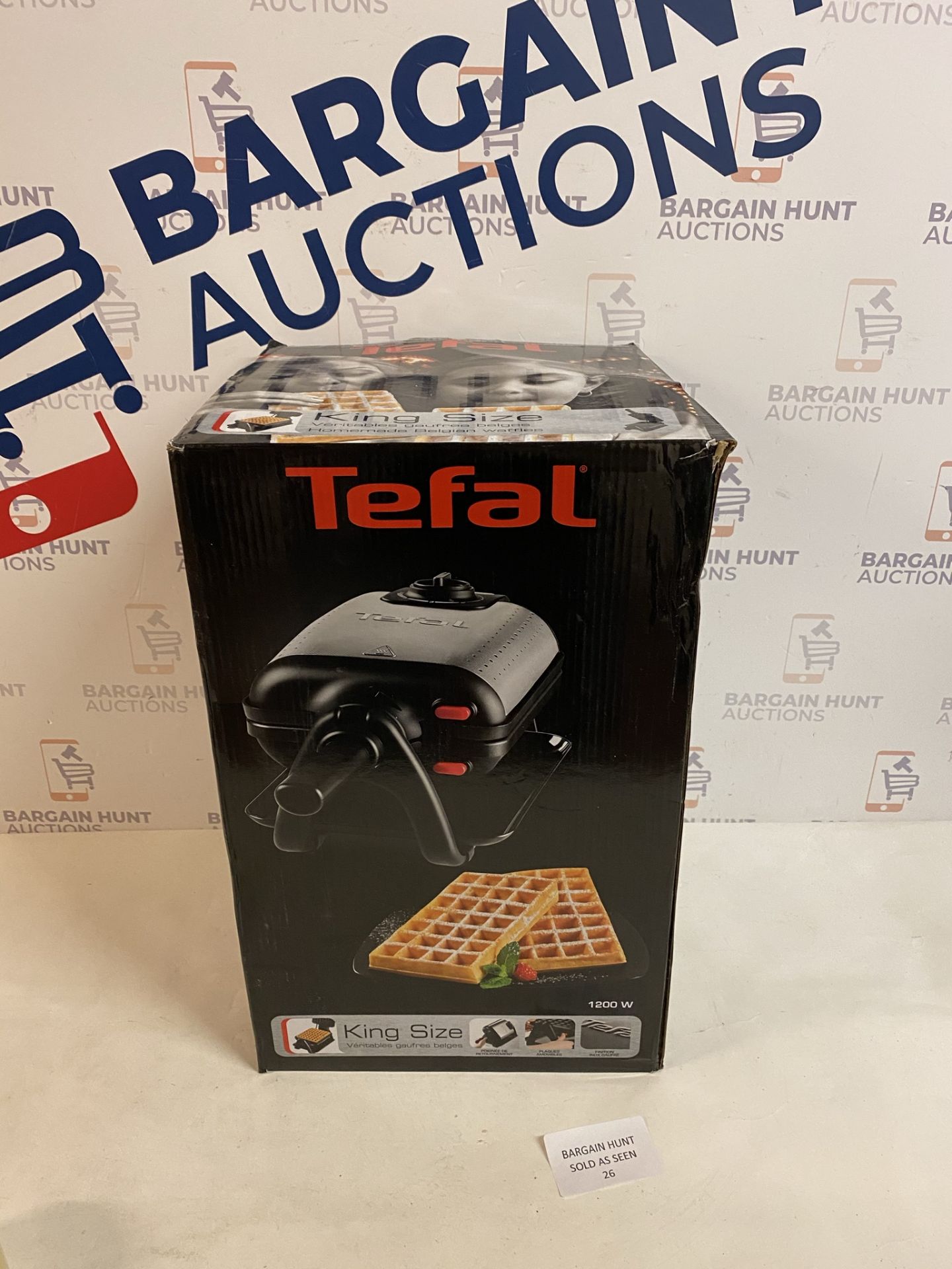 Tefal WM756D King Size Waffle Iron RRP £130