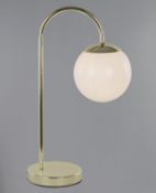 Elegant Opal Globe Table Lamp RRP £39.50
