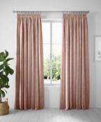 Lined Velvet Pencil Pleat Curtain RRP £109