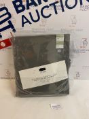 Blackout & Thermal Lined Plain Cotton Pencil Pleat Curtains RRP £79