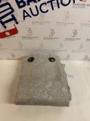 Cotton Mix Foil Texture Eyelet Curtains RRP £99