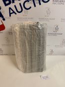 Pure Cotton Broken Stripe Brushed Bedding Set, King Size RRP £59