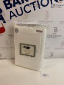 Superior Cotton Percale 100% Egyptian Cotton Duvet Cover, Super King RRP £59.50