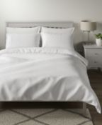 Pure Cotton Chevron Textured Bedding Set, Super King RRP £79