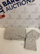 Easycare Cotton Blend Leopard Print Bedding Set, King Size