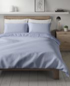 Cotton Rich Waffle Textured Bedding Set, King Size RRP £69