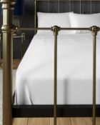 Egyptian Cotton 400 Thread Count Percale Flat Sheet, Double RRP £42.50