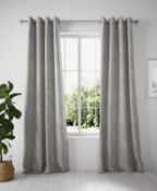 Lined Chenille Eyelet Curtain RRP £159