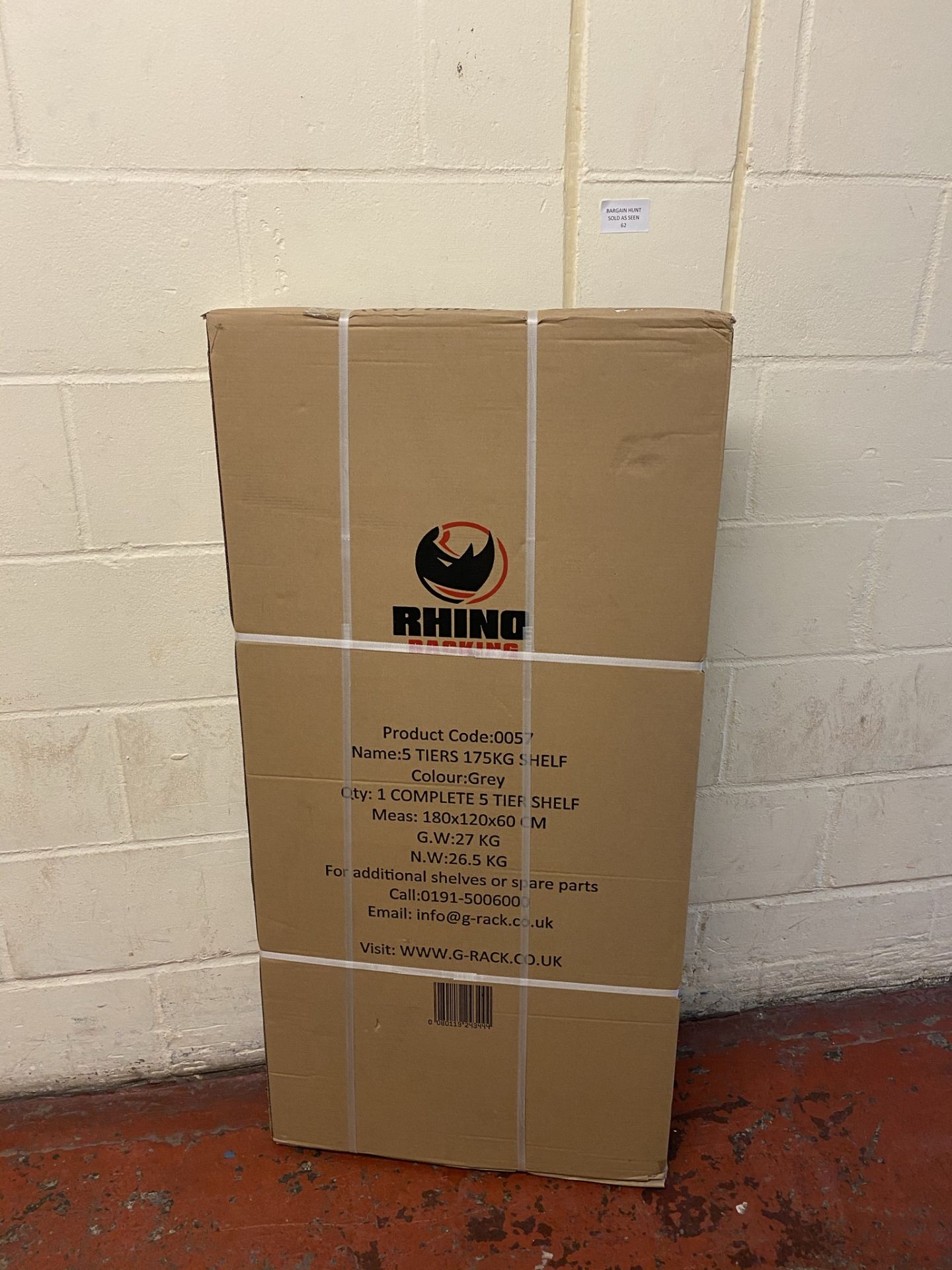 Rhino Racking Heavy Duty Shelving Unit RRP £65