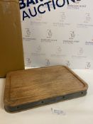 KitchenCraft Industrial Kitchen Handcrafted Wooden Butcher's Block RRP £50