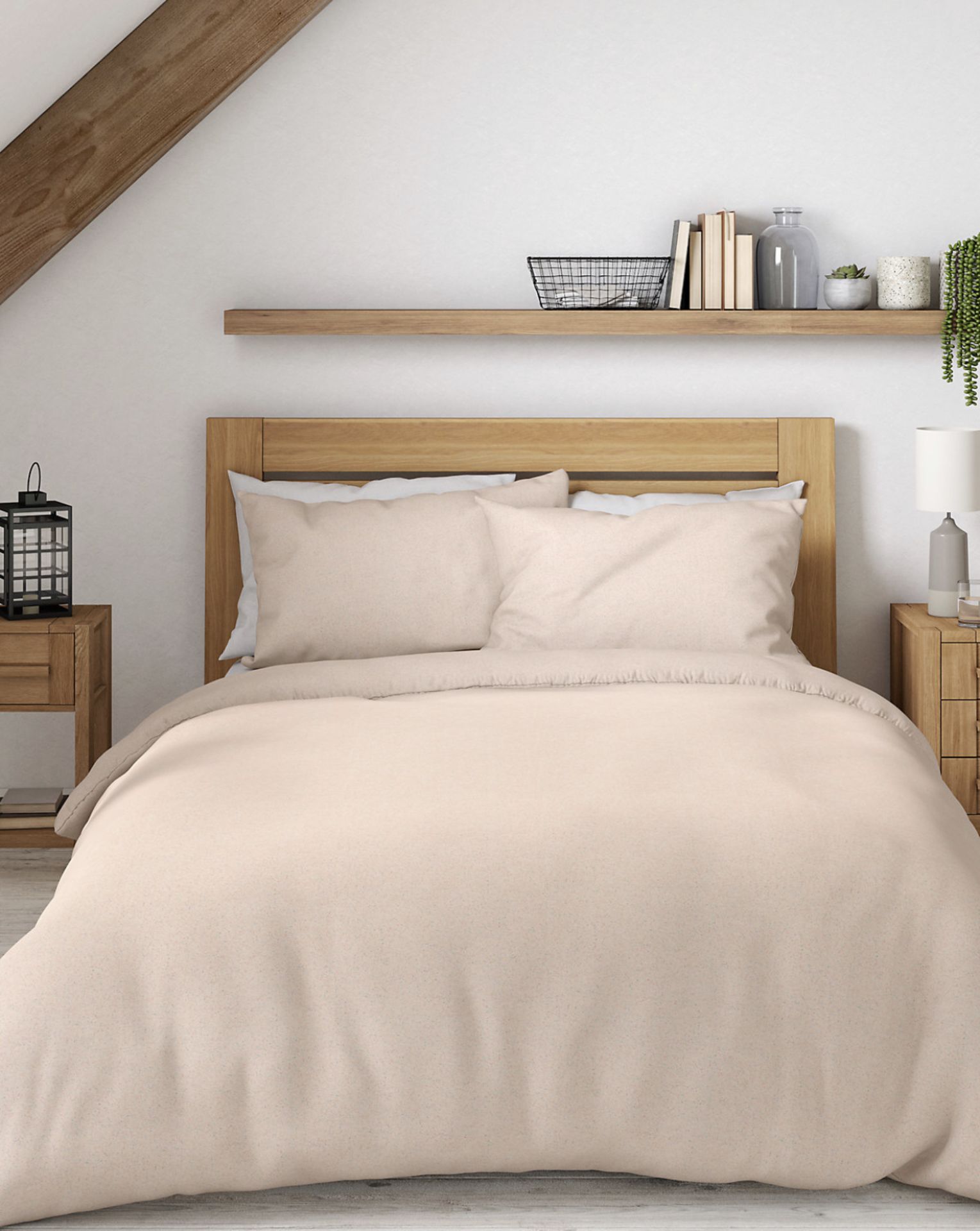 Pure Cotton Jersey Bedding Set, Double RRP £39.50