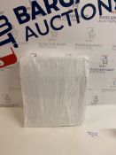 Easycare Cotton Blend Lace Jacquard Textured Bedding Set, King Size RRP £59