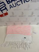 Cotton Rich Stripe Hammam Style Beach Towel