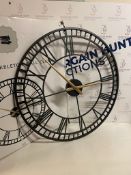 Large Skeleton wall Clock RRP £89