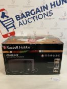Russell Hobbs RHM2076B Compact Black Digital Microwave