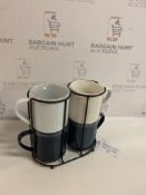 Set of 4 Stackable Mugs