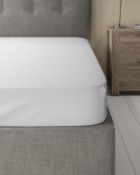 Egyptian Cotton 400 Thread Count Sateen Fitted Sheet, Double RRP £35