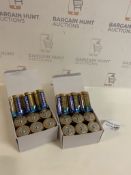 Set of 18 LR20 D Size Batteries