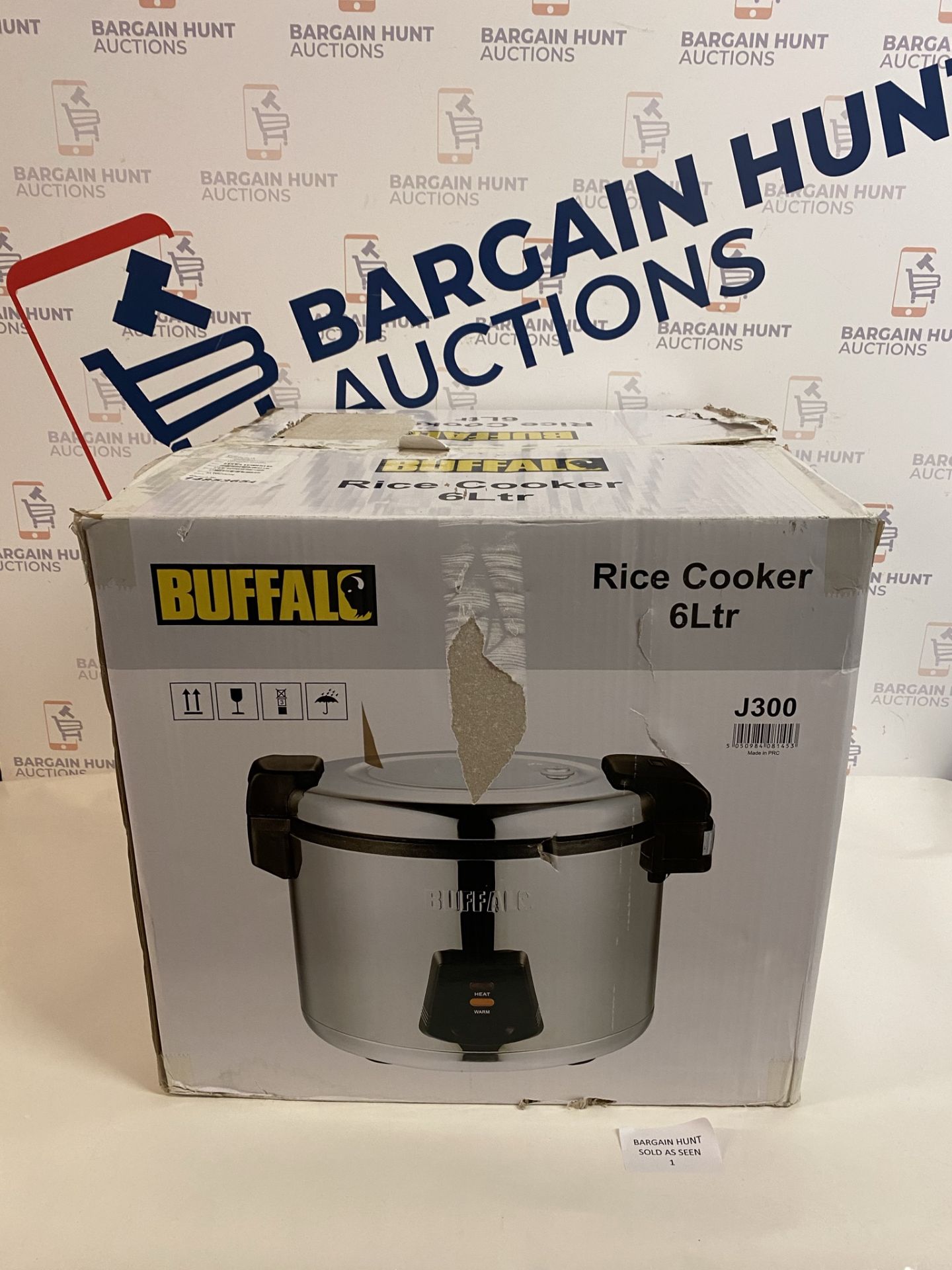 Buffalo J300 Electric Rice Cooker 6Ltr Pressure Warmer Steamer RRP £155