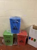 Premier Housewares Recycling Bins, Set of 3 RRP £65