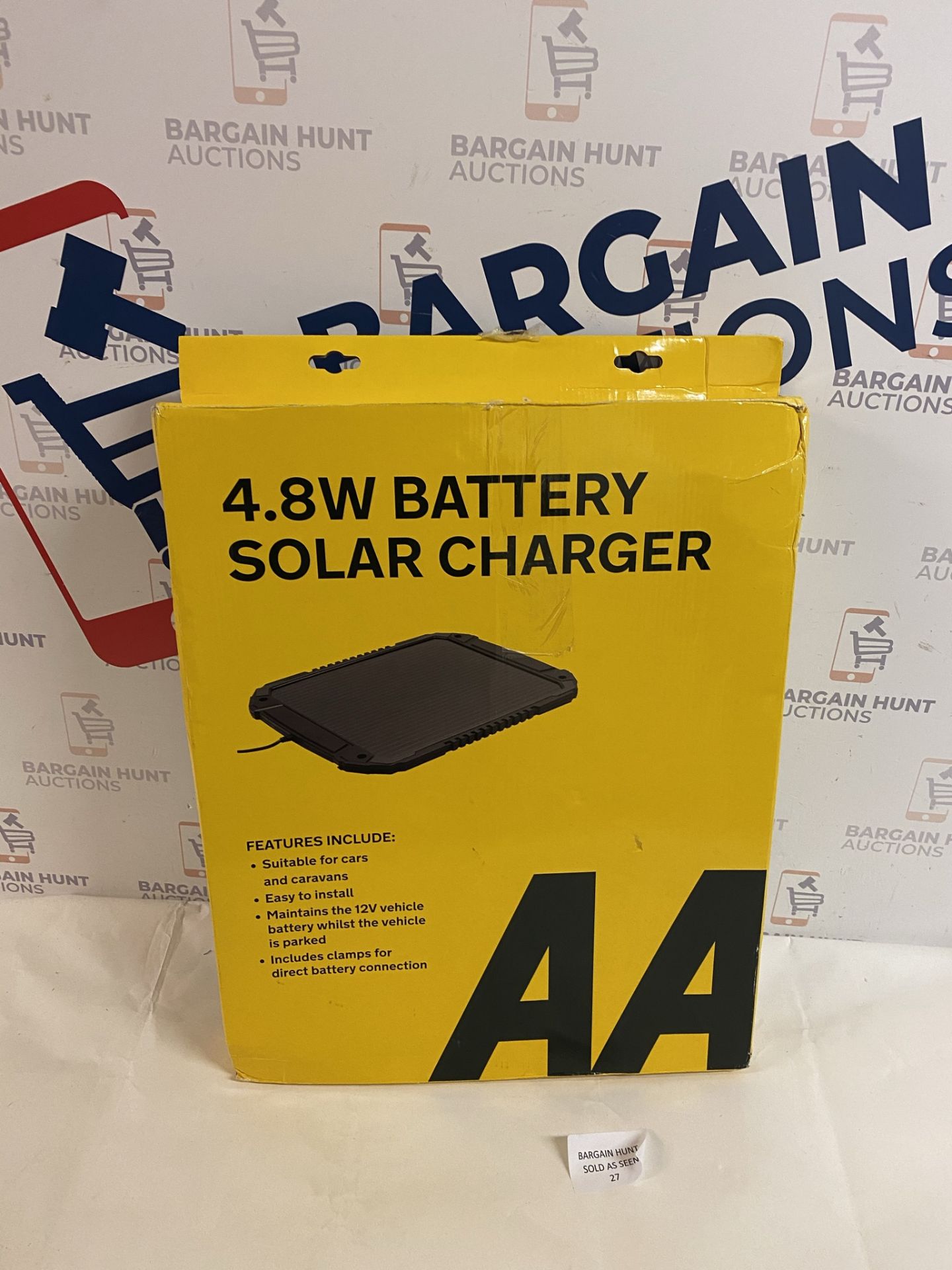 AA 12V Car Solar Battery Charger