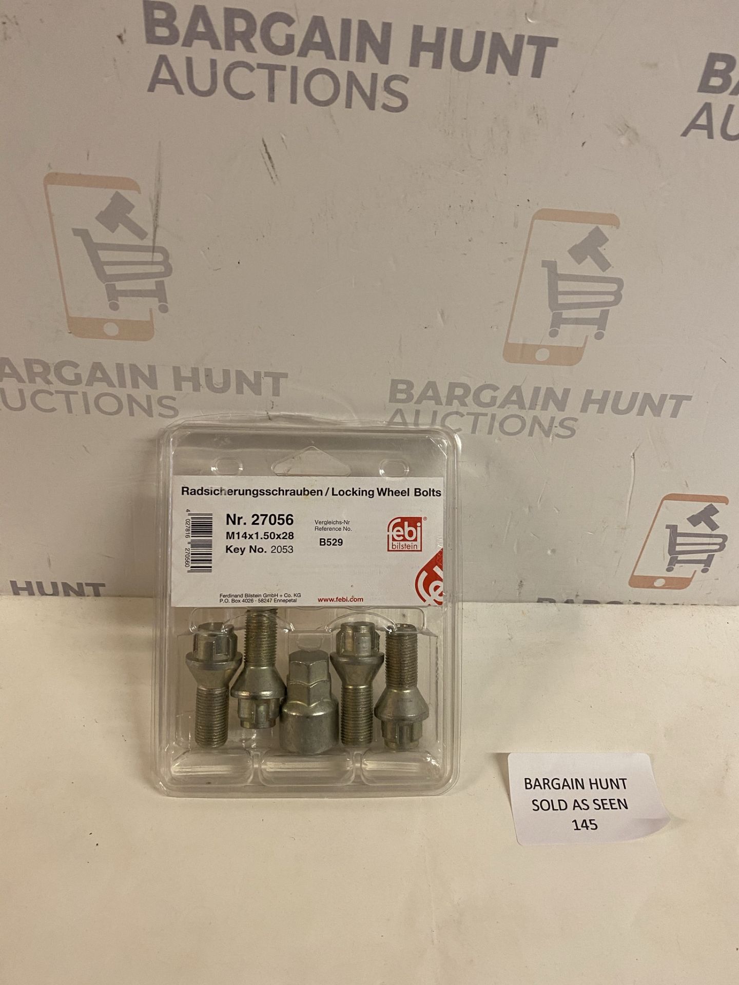 Febi Bilstein Locking Wheel Bolt Kit